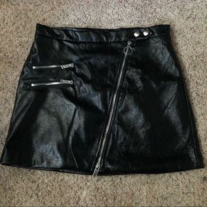 Faux Leather skirt